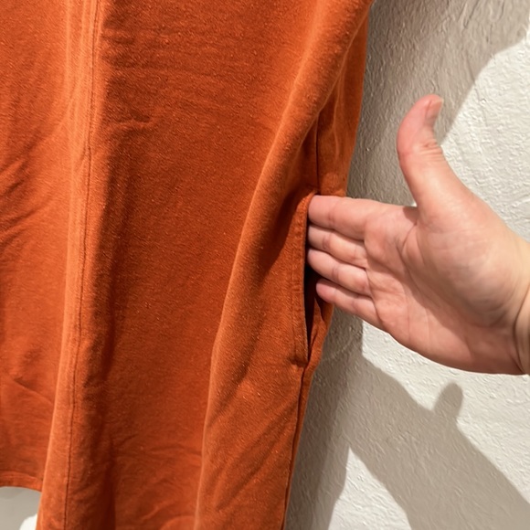 NWT ☀️ Toad&Co | Women's Epiq Hooded Dress - Rust - Picture 10 of 12